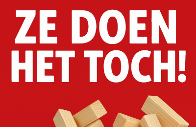 Ze doen het toch gevallen blokkentoren