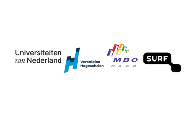 logo's UNL VH MBO Raad SURF