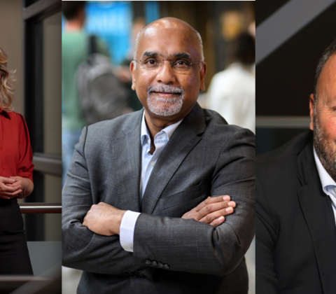 Pamela, Vinod, Patrick bijgesneden nieuwe foto Pamela